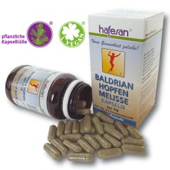 hafesan Baldrian + Hopfen + Melisse Kapseln
