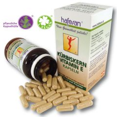hafesan Kürbiskern + Vitamin E Kapseln