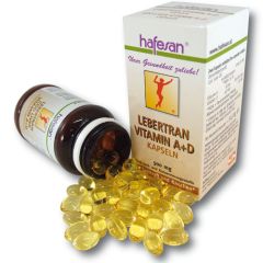 hafesan Lebertran - Vitamin A+D 500 mg Kapseln