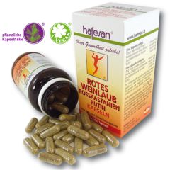 hafesan Rotes Weinlaub + Rosskastanie + Rutin Kapseln